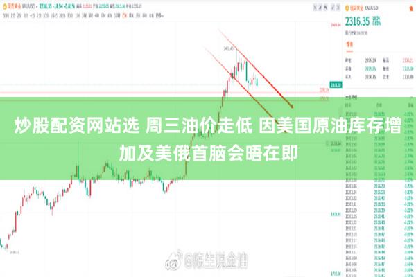 炒股配资网站选 周三油价走低 因美国原油库存增加及美俄首脑会晤在即